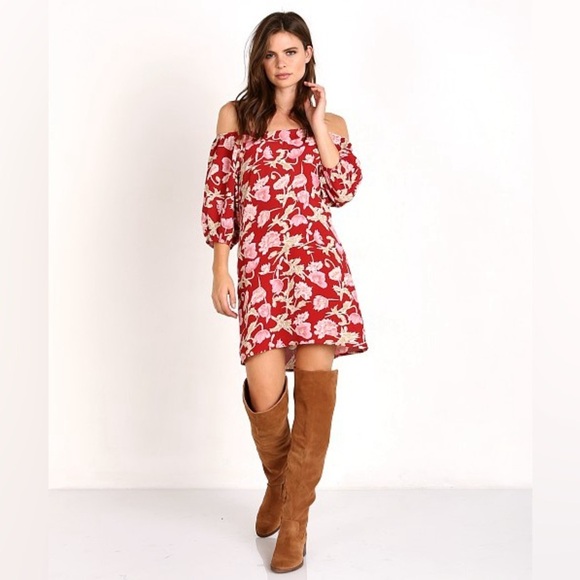 Flynn Skye Dresses & Skirts - FLYNN SKYE Hampton Mini Ruby Poppy Size Small